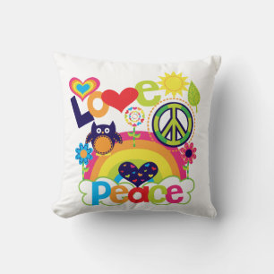 Coussin L'amour et la paix