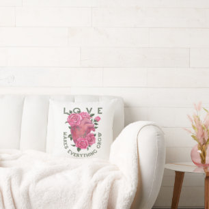 Coussin L'amour fait tout grandir