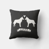 Coussin L'Amour Malinois belge (Verso)