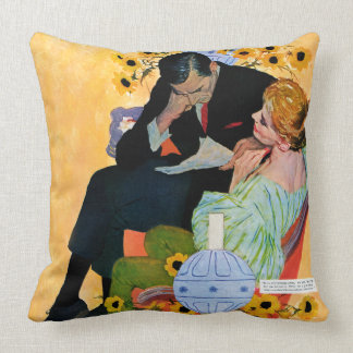 Coussin L'amour meurt lentement