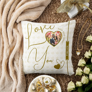 Coussin L'amour personnalisé Vous pour la Saint Valentin
