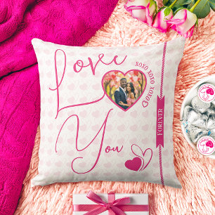 Coussin L'amour personnalisé Vous pour la Saint Valentin