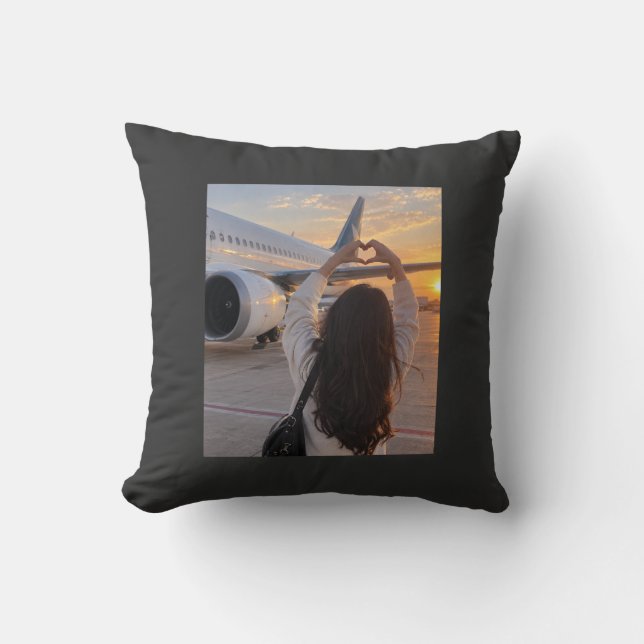 Coussin L'amour prend son envol (Recto)