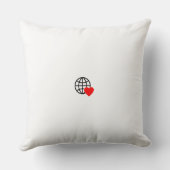 Coussin L'amour sans frontières (Verso)