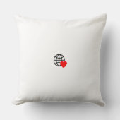 Coussin L'amour sans frontières (Recto)