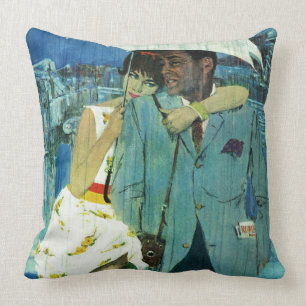 Coussin L'amour vient à Mlle Lucas