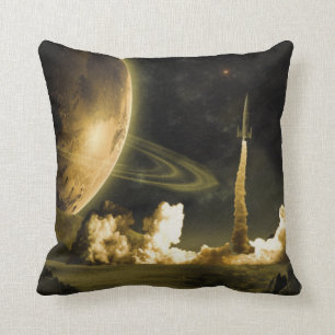 Coussin Lancement Spatial Vintage