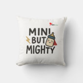 Coussin Lancer de super-héros de bébé mignon "Mini mais pu (Recto)