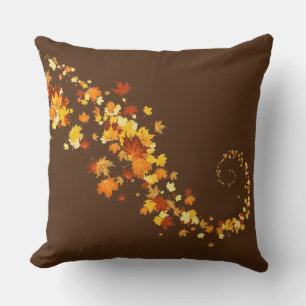 Coussin Lancer des feuilles d'automne