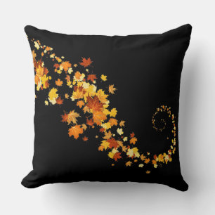 Coussin Lancer des feuilles d'automne