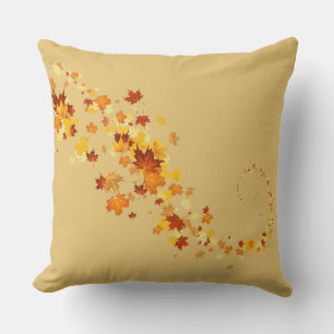 Coussin Lancer des feuilles d'automne