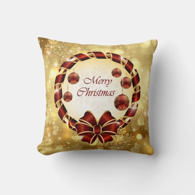 Coussin Lancer des foulards à oreiller/neige et des courro (Recto)