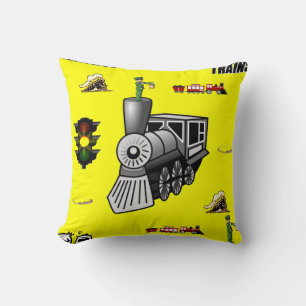 Coussin lancer des trains de déco d'oreiller