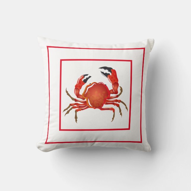 Coussin Lancer le crabe-oreiller (Recto)