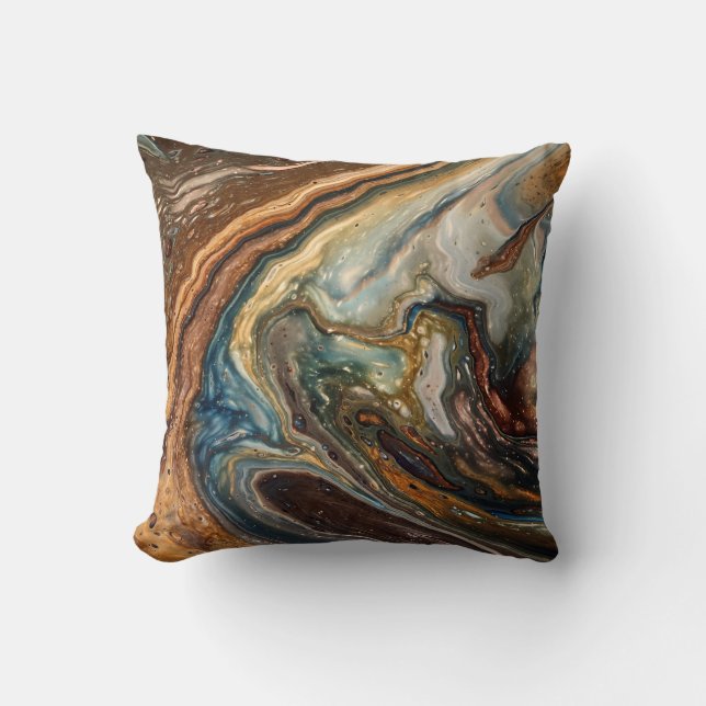 Coussin Lancer l'oreiller - Art Abstrait (Recto)