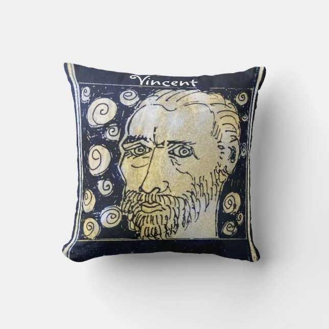 Coussin Lancer l'oreiller avec l'art original de Tony Cimi (Recto)