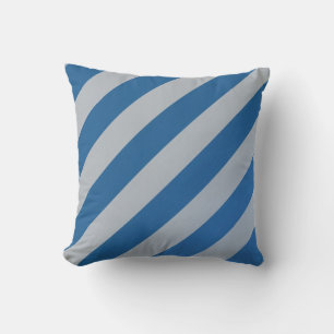Coussin Lancer l'oreiller/Bleu et Gris
