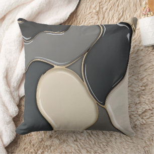 Coussin Lancer l'oreiller dans un graphique abstrait éléga