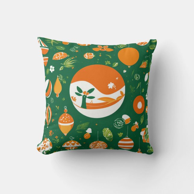 Coussin Lancer l'oreiller de 16 po x 16 po (Recto)