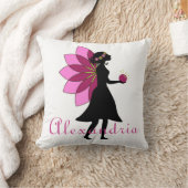 Coussin Lancer l'oreiller/Fée personnalisée (Couverture)