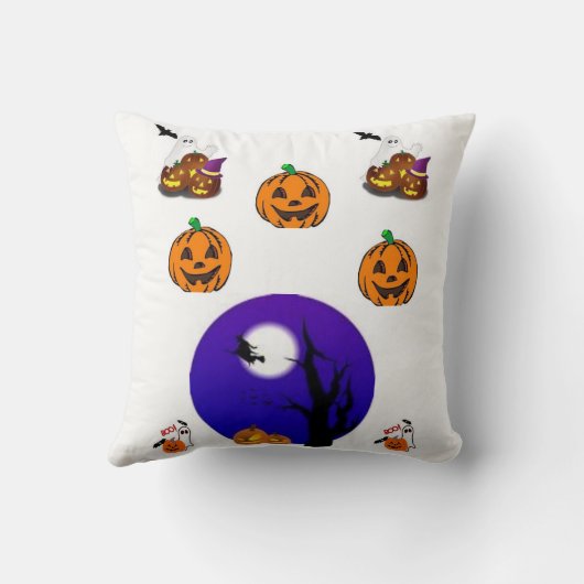 Coussin Lancer l'oreiller Hallowen (Verso)