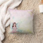 Coussin Lancer l'oreiller/la fée et le papillon (Couverture)