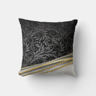 Coussin Lancer l'oreiller/les persiennes noires avec des c