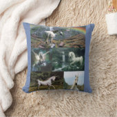 Coussin Lancer l'oreiller licorne (Couverture)