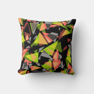 Coussin Lancer l'oreiller Triangles géométriques sans cout