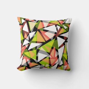 Coussin Lancer l'oreiller Triangles géométriques sans cout