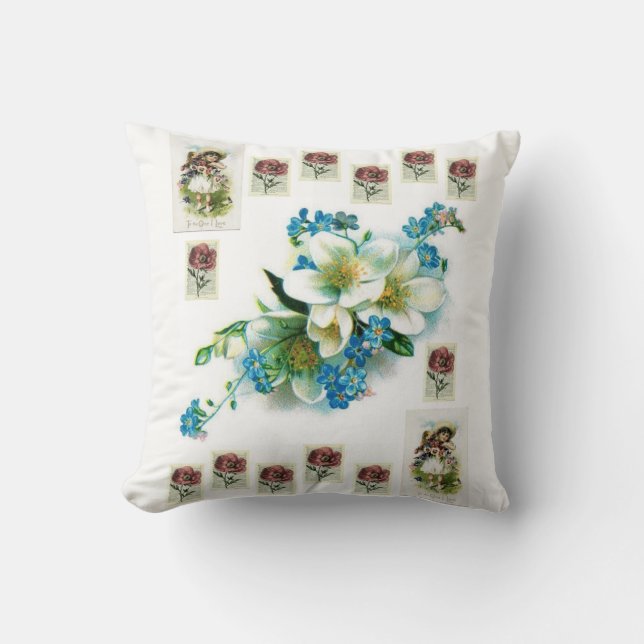 Coussin Lancer l'oreiller Vintage (Recto)