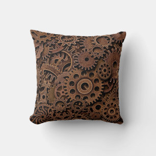 Coussin Lances en laiton métallique vintage