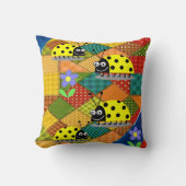 Coussin Lancez l'oreiller Ladybug (Recto)