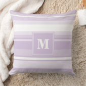 Coussin Landes violettes de chardon monogramme (Couverture)