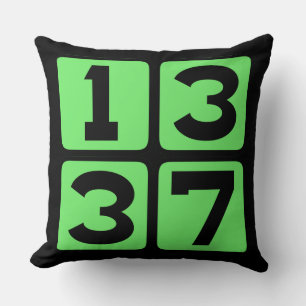 Coussin Langage 1337 Leet Leetspeak Eleet Internet Meme