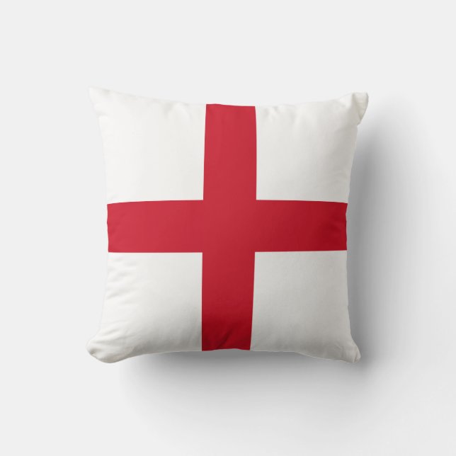Coussin L'Angleterre - drapeau national anglais (Recto)