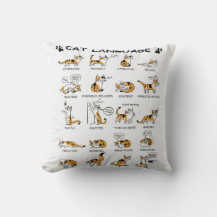 Coussin Langue de chat, Drôle Chat Kitten, Aimer Idée cade