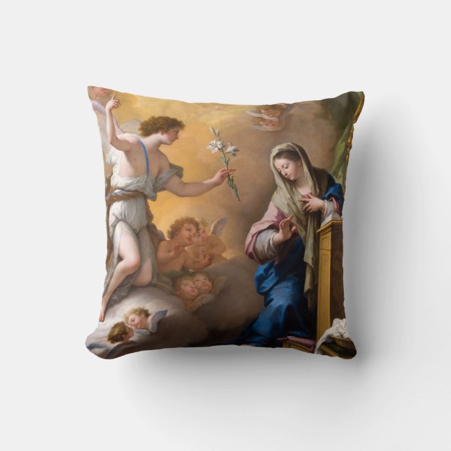Coussin L'Annonciation, Paolo de Matteis (Recto)