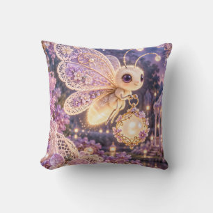 Coussin Lanterne de jardin au clair de lune avec luciole à