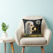 Coussin Lanterne de retenue de hérisson à côté de Dandelio (Chaise)