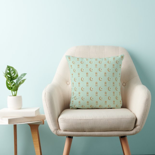 Coussin  Lanternes et croissant d'Eid ou de Ramadan sans c (Chaise)
