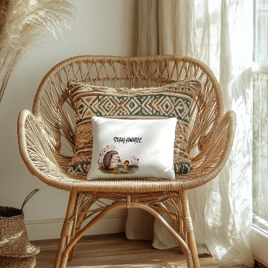 Coussin LanternPond Pals Hérisson de la forêt Canard 