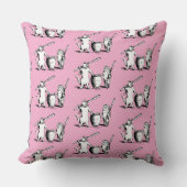 Coussin L'antiquité La Chouette et le Poussin (Recto)