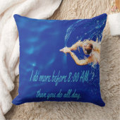 Coussin Lap Swim Team Motivational Inspiration (Couverture)