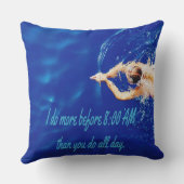 Coussin Lap Swim Team Motivational Inspiration (Verso)