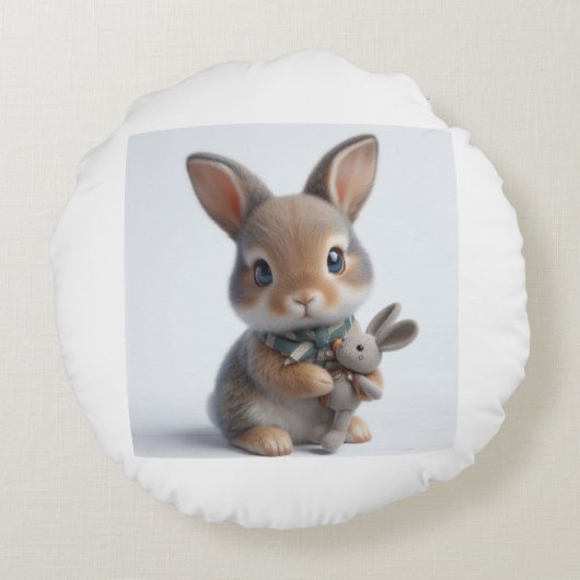 Coussin lapin à deux côtés (Dos)