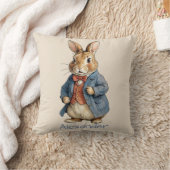 Coussin Lapin à l'ancienne mignon Personnaliser (Couverture)