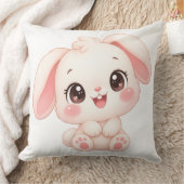 Coussin Lapin bébé endormi (Couverture)