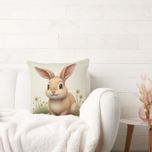 Coussin lapin cadeau de jeunes mariés (Canapé)