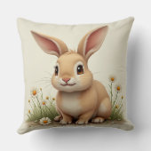 Coussin lapin cadeau de jeunes mariés (Verso)